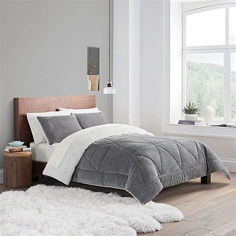 3pc Full/Queen Traditional Cozy Chenille <strong>Comforter</strong> and Sham Set Gray - Threshold™. . Ugg avery comforter